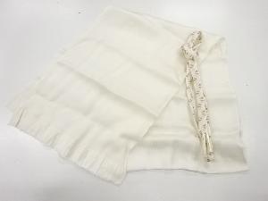 リサイクル　正絹　菊模様織出し帯揚げ・帯締めセット